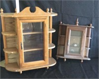 (2) Display Cases
