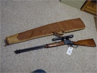 Browning lever action .22 w/ scope & case