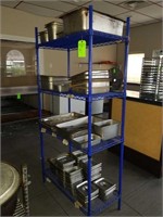 Rack with pans