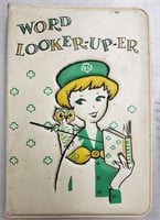 VTG GIRL SCOUTS WORD LOOER UP ER DICTIONARY