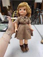 1958 PATSY ANN LARGE BROWNIE GIRL SCOUT DOLL
