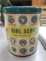 VTG GIRL SCOUTS COOKIE TIN