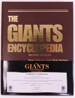 Signed Book - The Giants Encyclopedia *