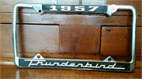 License Plate holder, 1957 Thunderbird