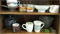 Candy Dishes, Garfield mugs, cups
