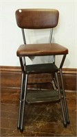 Cosco step stool with padded seat & back