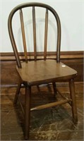 Child's bent wood back chair