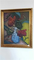 Sherrow Oil Painting, in gold tone frame