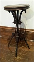 Plant stand, with ornate turned legs