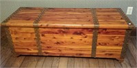 Acme Red Cedar Chest with brass accents