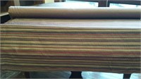 Bolt of Upholstery Material, striped, brown tones