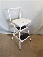 Dual Purpose Chair And Step Stool.