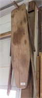 Vintage Wooden Ironing Board. Rustic Decor Idea!