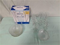 Brita Filter, Bowls, And Glasses