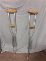 Kids Size Adjustable Crutches