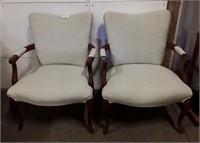 2 Matching Gentle Mint Green Colour Chairs