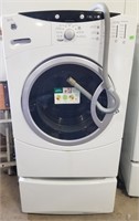 GE*- Front Load Washer With Bottom Drawer. 27"