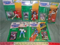 5pc 1994 NFL Staring Line Up Sports Figures