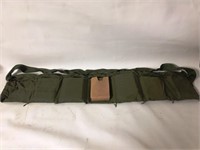 MILITARY BELT W 7 10 RD CLIP BALL 5.56mm AMMO