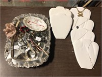 PLATTER AND JEWELRY