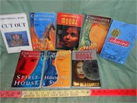 Christopher G. Moore Autographed Book Series