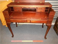 Antique Wood Compact Secretary / Writing Desk