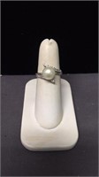 Sterling pearl ring