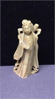 Miniature Oriental Figure Soap Stone