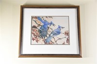 Michael Dumas Framed Blue Jay Print
