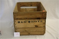Oak Grove Wooden Crate