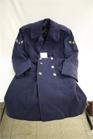 Wool Navy Coat