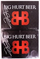Frank Thomas Signed Beer Cases *