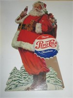 Large Pepsi Cola Merry Christmas Cardboard Sign