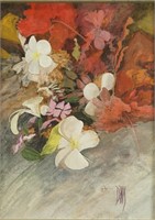 BETZ DAVIS FLORAL STILL LIFE OIL ON CANVAS