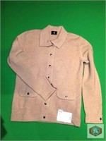 Bogner ladies sweater jacket. Size 34 XS. Beige.
