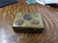 Chinese brass box