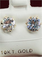 $300 10K CZ Earrings