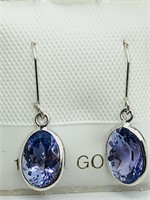 $1200 14K Tanzanite Earrings