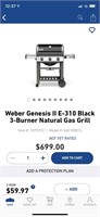 Weber e310 3 burner Gas Grill