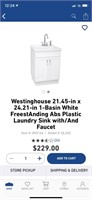 Westinghouse Free Standing Laundry Sink