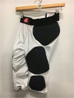 RAMER MENS PROTECTIVE PAD SHORTS WHITE SIZE SMALL