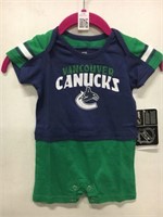 NHL ONESIE BABY BOY 12 MOS BLUE AND GREEN