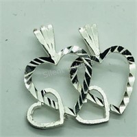 Sterling Silver Heart Shaped Pendant