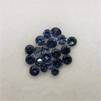 Assorted Diamond Cut Sapphire 2-2.25Mm ~1Ct