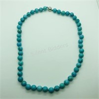 Magnet Clasp Turquoise Necklace