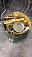 5 gal bucket with copper fittings