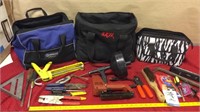 3 Tool Bags with Tools
