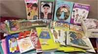 Huge lot of Paper Dolls and books