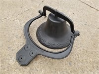 Cast Iron Bell 21"W x 13 1/2"D x 22"H