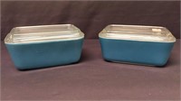 Set of 2 Pyrex Refrigerator Container with lids